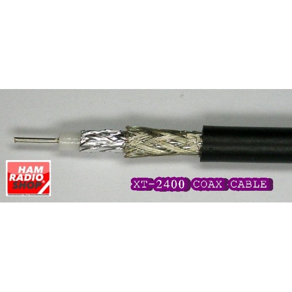 XT-2400 Doppelt geflochtenes Koaxialkabel mit geringem Verlust, 2,4 GHz, 5 mm – 100-Meter-Rolle