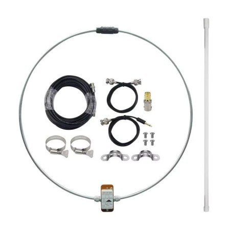 DESHIBO WV-601 Antenna LOOP passivo a banda larga 0-99MHz LW/SW/MW/FM/VHF/UHF/AIR DESHIBO WV-601 Antenna LOOP passivo a banda larga 0-99MHz LW/SW/MW/FM/VHF/UHF/AIR