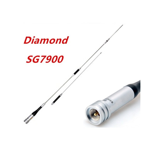 Diamond SG-7900 Antenna veicolare 144-430 MHz 158 cm alto guadagno, abbattibile