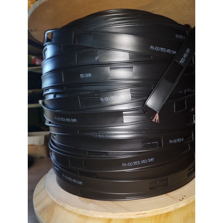 450 ohm two-wire flat cable with copper-plated steel multi-stranded conductor 450 ohm two-wire flat cable with copper-plated steel multi-stranded conductor