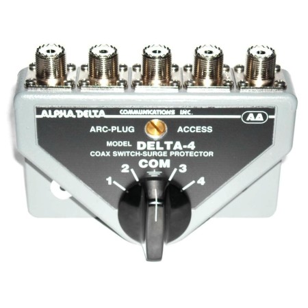 Alpha Delta DELTA-4B Commutatore Coassiale a 4 vie (1500 Watt CW) Alpha Delta DELTA-4B Commutatore Coassiale a 4 vie (1500 Watt CW)