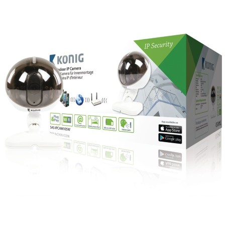 Kong IPCAM105W - Videocamera IP da interni bianca Kong IPCAM105W - Videocamera IP da interni bianca