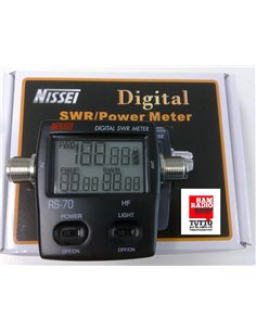 Nissei RS-70 Rosmetro Wattmetro digitale 1.6-125 MHz