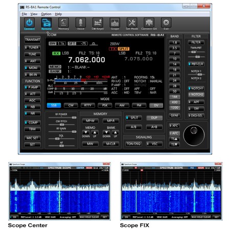 Icom RS-BA1 - IP remote control software Nuova Versione 1.2