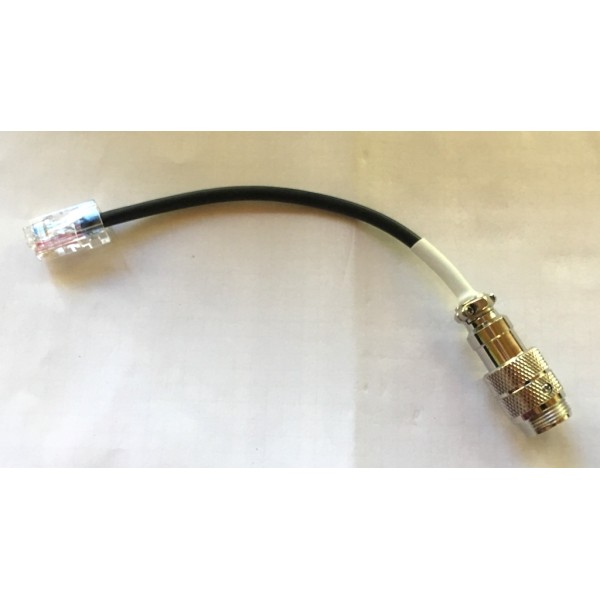 HRS AD1-Y8M Cavetto adattatore microfono da connettore 8 poli a plug RJ45 apparati YAESU