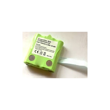 Batterie rechargeable de remplacement pour les séries Motorola TLKR et Midland GX, Ni-Mh 4,8 V / 700 mAh 3,4 Wh