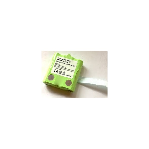 PB-M - Batterie rechargeable de remplacement pour Motorola séries TLKR et Midland GX, Ni-Mh 4,8 V / 700 mAh 3,4 Wh