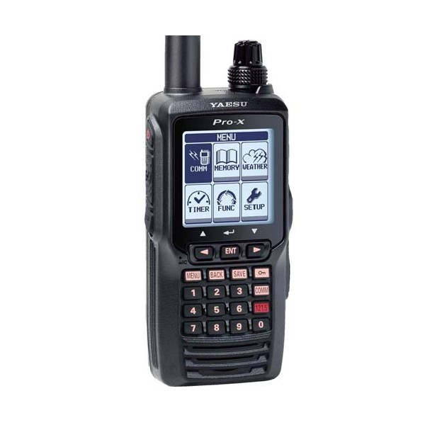 Yaesu FTA-550 AA Pro-X Luftfahrt-Transceiver mit VOR- und ILS-Navigation