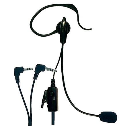 ALBRECHT AE/30 Microfono auricolare con PTT e VOX per Midland