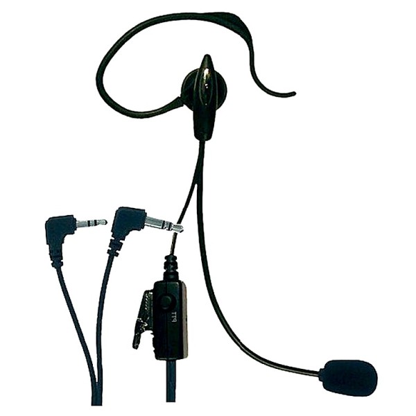 ALBRECHT AE/30 Microphone casque avec PTT et VOX pour Midland
