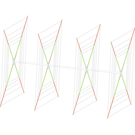 Statut QUAD : 4 StQ 5, cubique 4 éléments 5 bandes Statut QUAD : 4 StQ 5, cubique 4 éléments 5 bandes