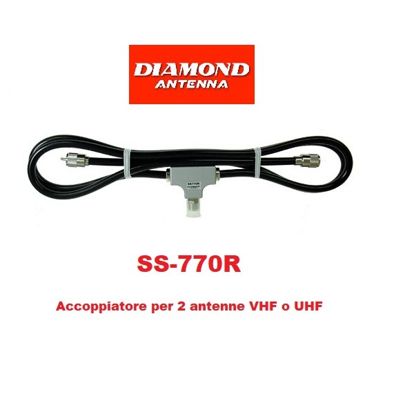 Diamond SS-770R – Koppler für 2 VHF- oder UHF-Antennen
