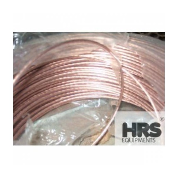 Insulated copper braided cable for 7x7x0.15 dipoles