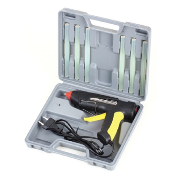 Lafayette GLUE-60 KIT Heißluftpistole im Koffer