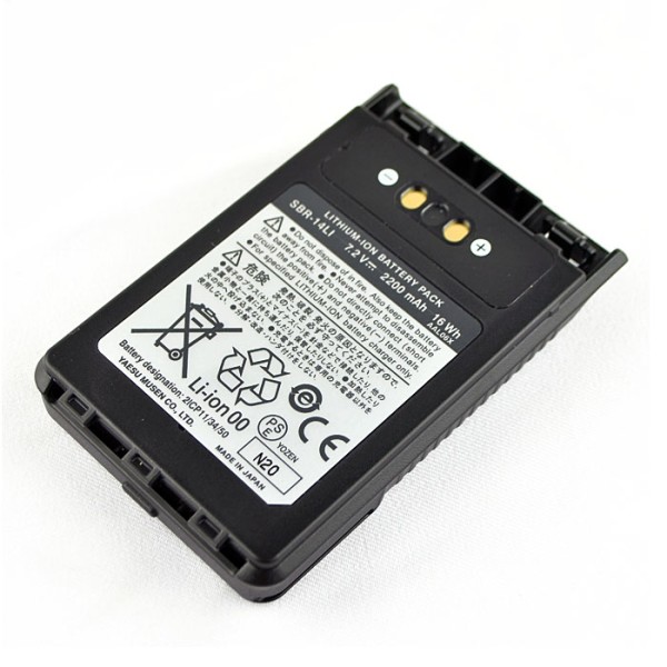 YAESU SBR-14LI  Battery Pack 7.2V 2200mAh per VX 8R VX 8DR VX 8GR FT 1DR FT 2DR