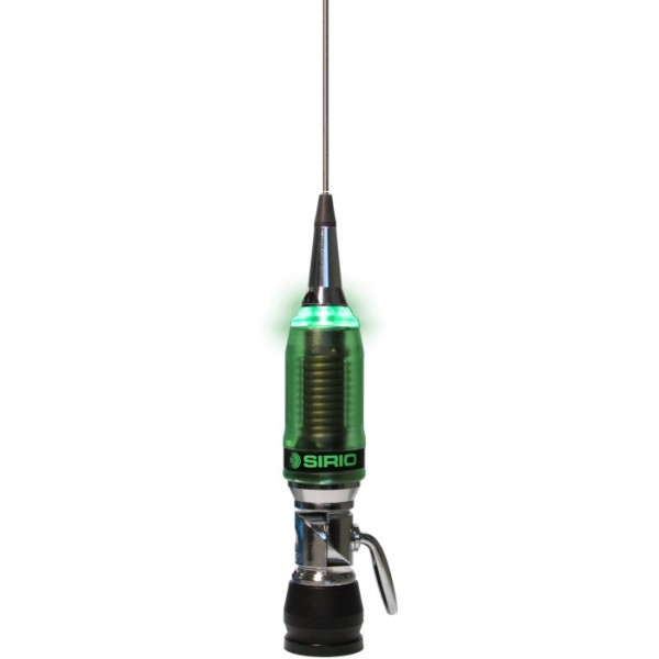 Antenne CB haute puissance à LED Sirio PERFORMER 5000 avec LED actives en transmission