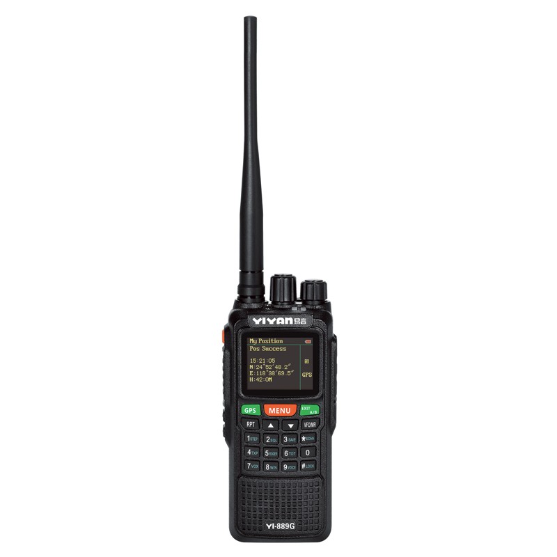 YI-889G Ricetrasmettitore bibanda GPS con funzioni di localizzazione e Xrepeater