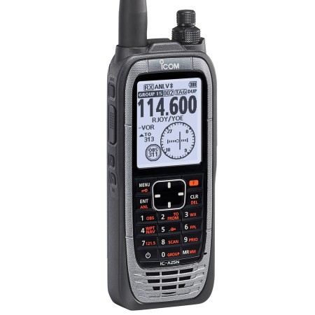 IC-A25NE 6 W PeP Luftfahrt-Transceiver mit GPS und Bluetooth IC-A25NE 6 W PeP Luftfahrt-Transceiver mit GPS und Bluetooth