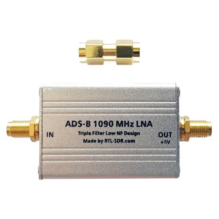 ADS-B 1090 LNA - preamplificatore da 27 db e filtro per ADS-B 1090 MHz