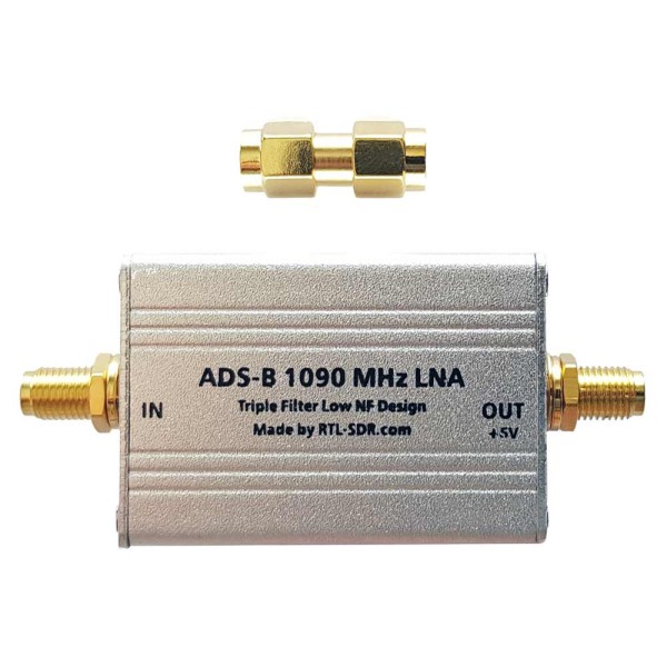 ADS-B 1090 LNA – 27 dB Vorverstärker und Filter für ADS-B 1090 MHz