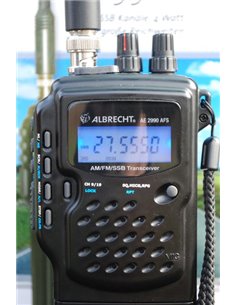 Albrecht AE 2990 RTX CB/10/11/12 metri portatile AM-FM-SSB omologato espandibile