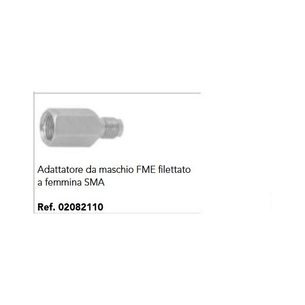 ADAPTER VON FME-MÄNNLICH MIT GEWINDE AUF SMA-BUCHSE