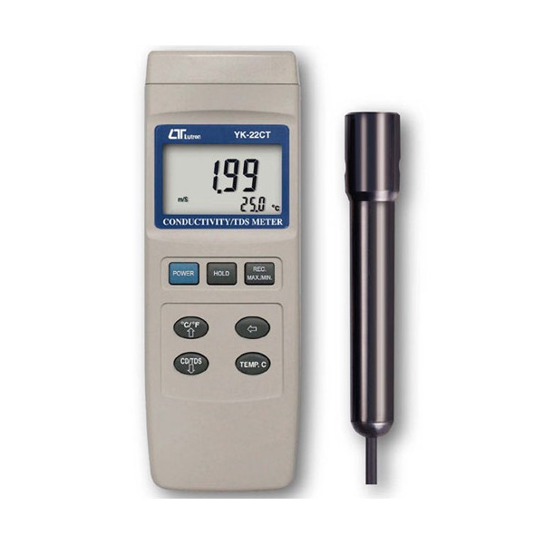 Compteur de conductivité et de solides dissous LUTRON YK-22CT