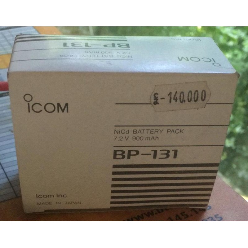 ICOM CM-3 pacco batteria per apparati icom 8.4V 270 mAh