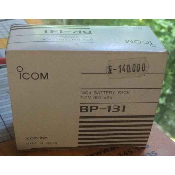 ICOM CM-3 pacco batteria per apparati icom 8.4V 270 mAh