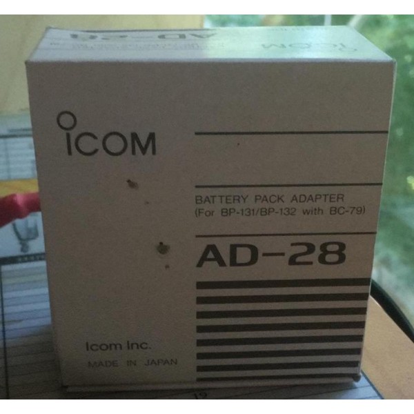 ICOM AD-28 BP-131/132 to BC-79 battery pack adapter