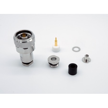 HRS N5PRO - Connecteur mâle professionnel N pour câbles de 5 mm HRS N5PRO - Connecteur mâle professionnel N pour câbles de 5 mm
