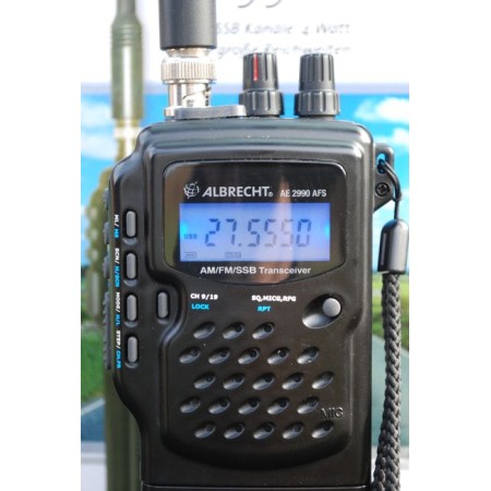 Albrecht AE 2990 RTX CB/10/11/12 metri portatile AM-FM-SSB omologato espandibile Albrecht AE 2990 RTX CB/10/11/12 metri portatile AM-FM-SSB omologato espandibile