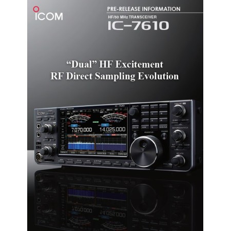 Icom IC-7610 - HF/50MHz transceiver 100 watts ITALIAN WARRANTY Icom IC-7610 - HF/50MHz transceiver 100 watts ITALIAN WARRANTY