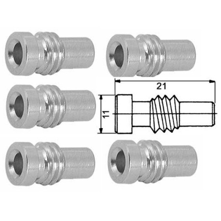 N. 5 RIDUTTORI PER CAVO RG-8 MINI, RG-8XX