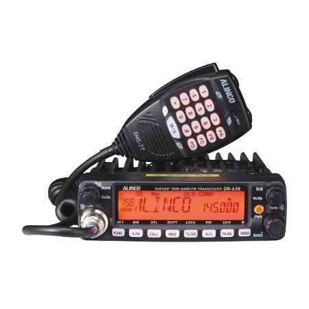 Alinco DR-638HE – 50-W-VHF/UHF-MOBILFUNKGERÄT Alinco DR-638HE – 50-W-VHF/UHF-MOBILFUNKGERÄT