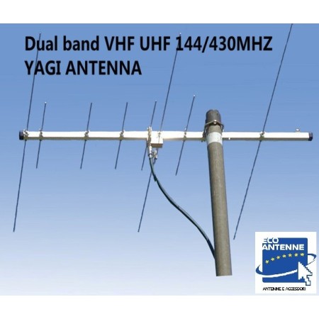 Directive HRS- UV53 8 éléments Bi-bande 144/430 MHz Directive HRS- UV53 8 éléments Bi-bande 144/430 MHz