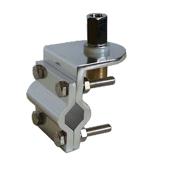 HRS-342T - Antenna bracket for luggage racks or tubular thread 3/8" SO-259 connector