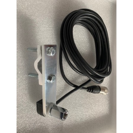 HRS-341T - Antenna bracket for roof racks or tubulars with 3/8" thread + 4 m. RG-58 PL connection HRS-341T - Antenna bracket for roof racks or tubulars with 3/8" thread + 4 m. RG-58 PL connection
