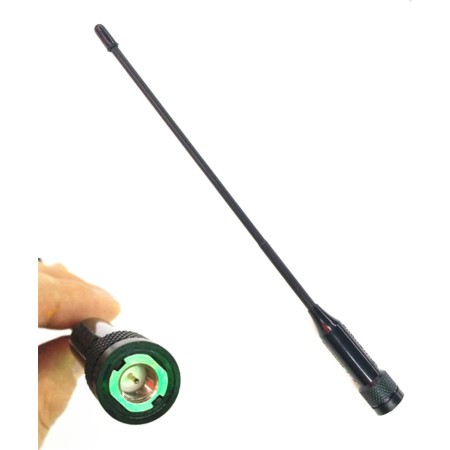 HRS WXN 1s - Antenna bibanda ricambio per kG-UVD1P KG-UV2D KG-UV6D - Connettore SMA Maschio