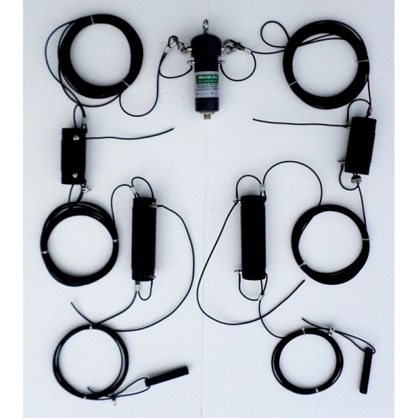 Prosistel PST-486C – Multiband-Drahtdipol 40 m (voll) 80 und 160 m beladen.