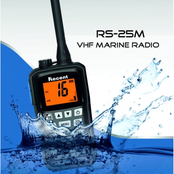 RECENT RS-25M - Ricetrasmettitore portatile Marino galleggiante, IP67