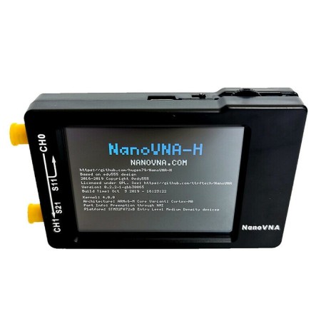 NanoVNA-H 10KHz-1.5GHz Vector Network Antenna Analyzer VNA HF VHF UHF w/ Shell NanoVNA-H 10KHz-1.5GHz Vector Network Antenna Analyzer VNA HF VHF UHF w/ Shell