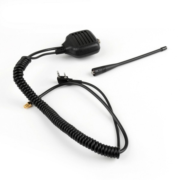 KMC-26 - Antenne microphone parler/écouter pour BaoFeng, Kenwood, Polmar, Anytone, TyT etc.
