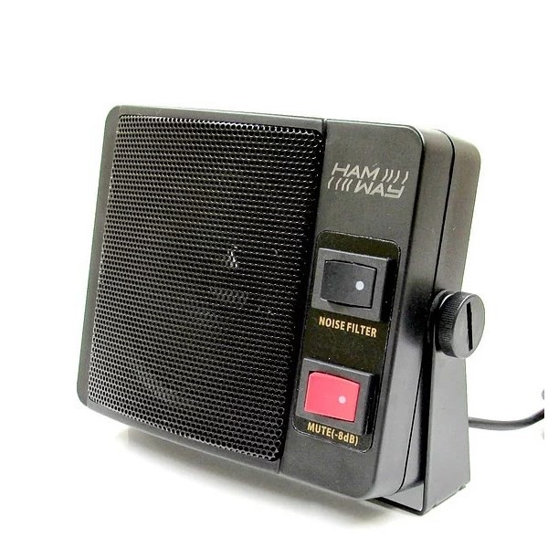 HAM WAY SP-85 Deluxe CB Speaker, 8 ohm, 4W, Rectangular, With Filter and Mute