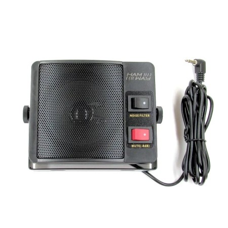 HAM WAY SP-85 Deluxe CB Speaker, 8 ohm, 4W, Rectangular, With Filter and Mute