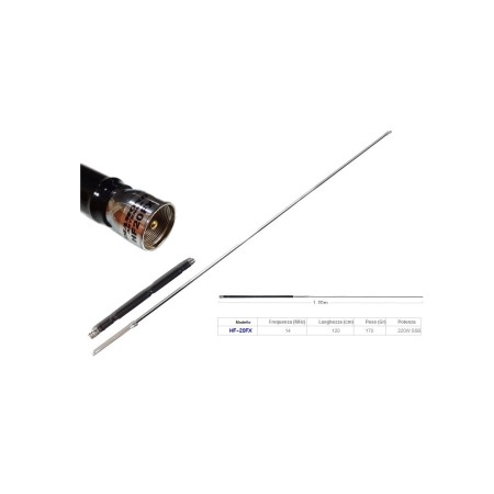 HF40FX Diamond – 40MT Monoband-HF-Fahrzeugantenne