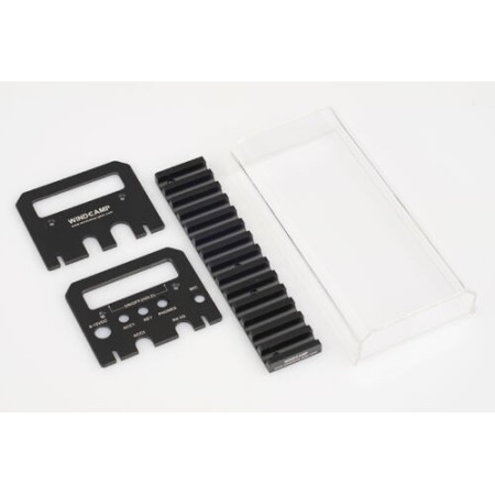 Windcamp 4 - Kit Schermo Protettivo, Maniglie Rack, Dissipatore di Calore, Sacchetto in Tela per ELECRAFT PX3 Windcamp 4 - Kit Schermo Protettivo, Maniglie Rack, Dissipatore di Calore, Sacchetto in Tela per ELECRAFT PX3