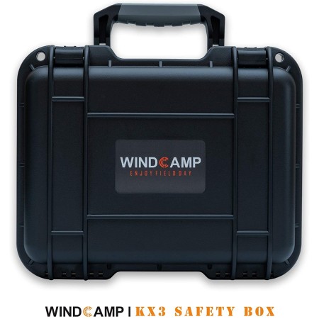Windcamp Safety Portable Box + Batteriefach für Elecraft KX3 Windcamp Safety Portable Box + Batteriefach für Elecraft KX3