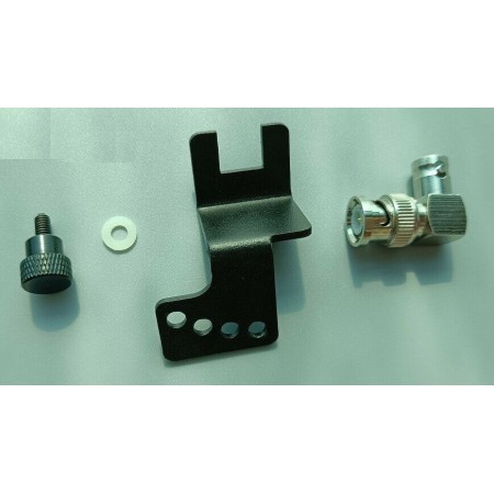 Connecteur BNC mâle/femelle 90° avec support de verrouillage pour Icom IC-705 QRP Connecteur BNC mâle/femelle 90° avec support de verrouillage pour Icom IC-705 QRP