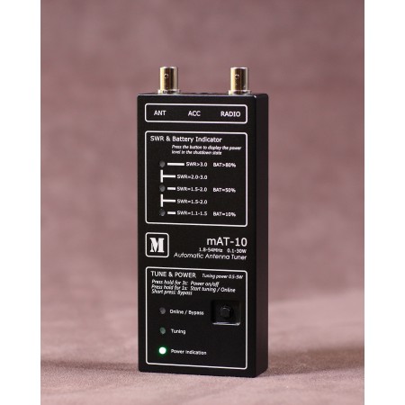 mAT-10 Accordatore antenna automatico per apparati QRP mAT-10 Accordatore antenna automatico per apparati QRP